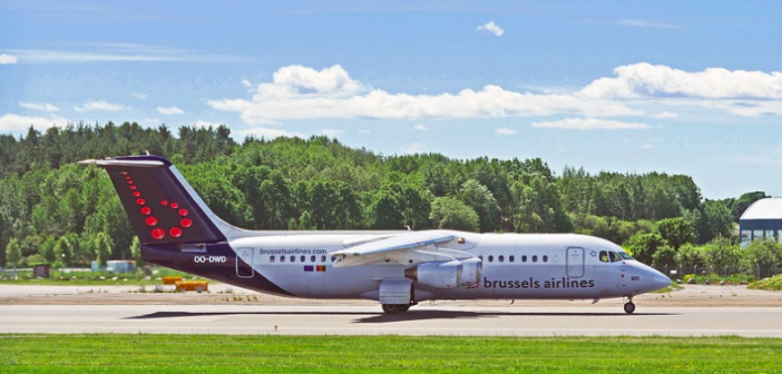 Brussels Airlines vliegtuig volgen