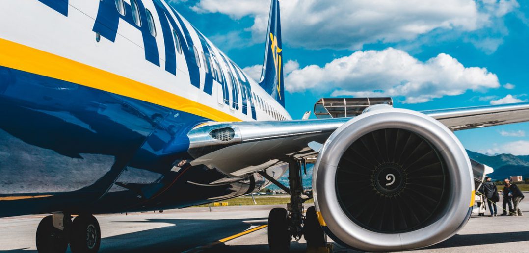 Ryanair Vliegtuig Volgen Belgie
